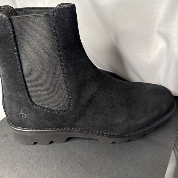 NIB Rag and Bone Bedford Chelsea Boot - Black Suede Size US11 EU44 #1140 - Picture 6 of 14